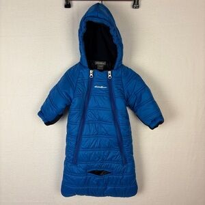 Eddie Bauer Baby Blue Winter Snowsuit with Hood